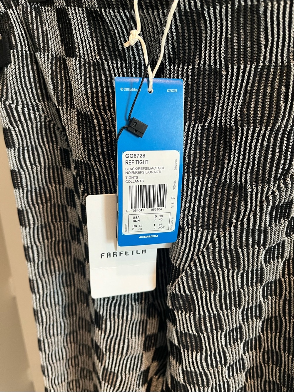 NWT Rare Adidas Women's Originals PAOLINA RUSSO REFLECTIVE LEGGINGS- UK Size 12 - Picture 3 of 10